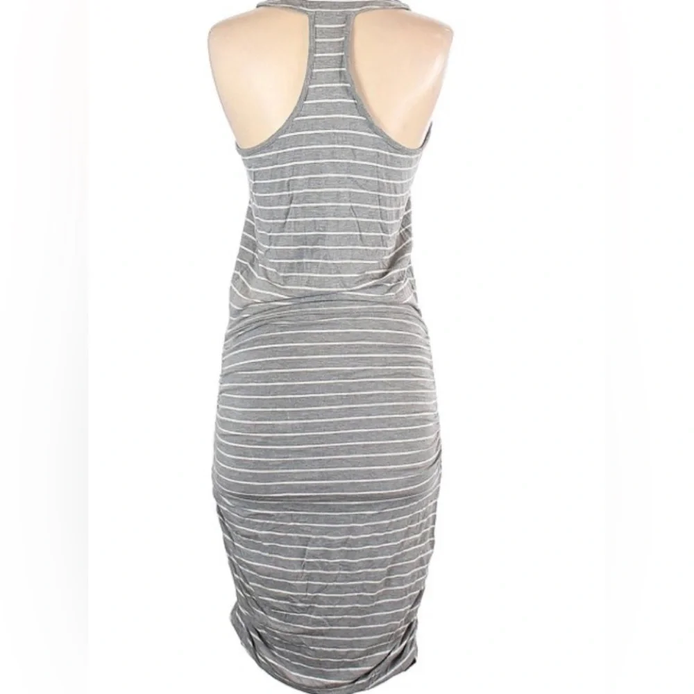 Athleta Racerback Striped Tee Dress - Size Small
